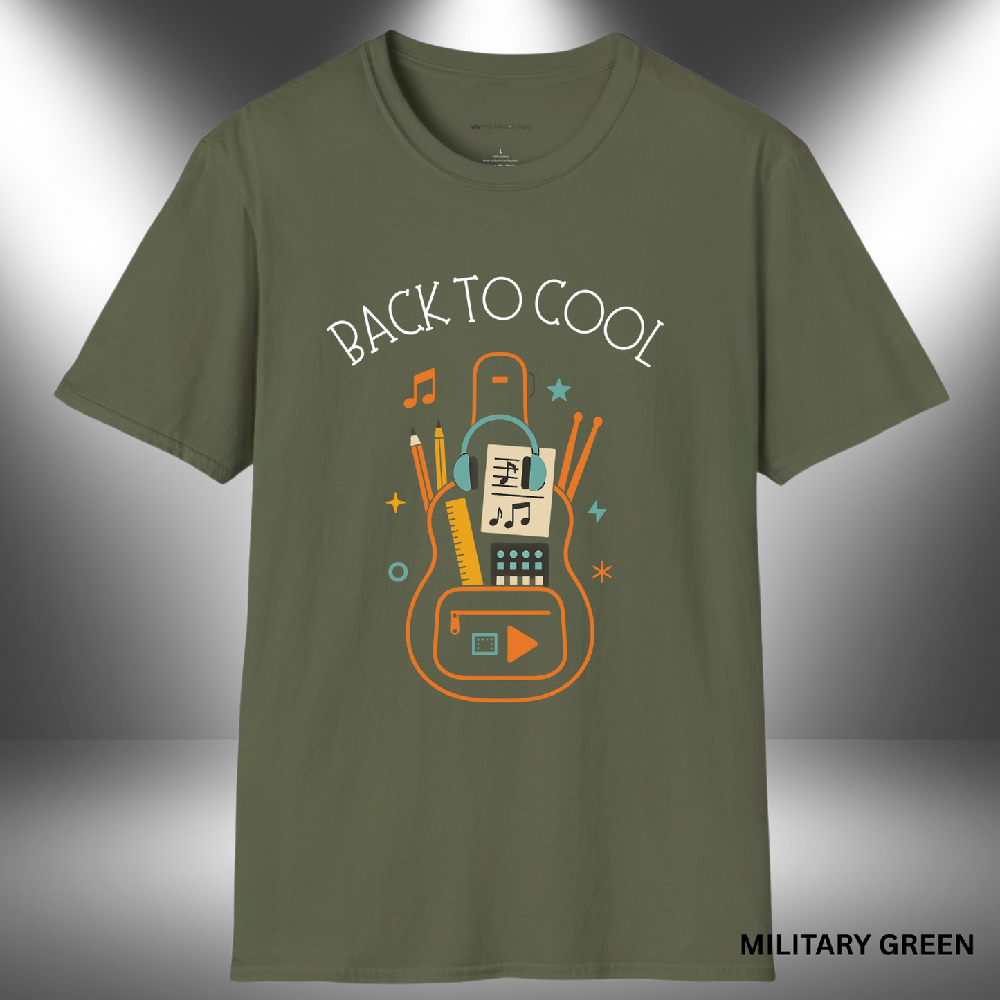 BACK TO COOL | T-SHIRT - 5 colors - 9 sizes |🎸✏️ From the classroom to the stage—carry it all with Back to Cool!