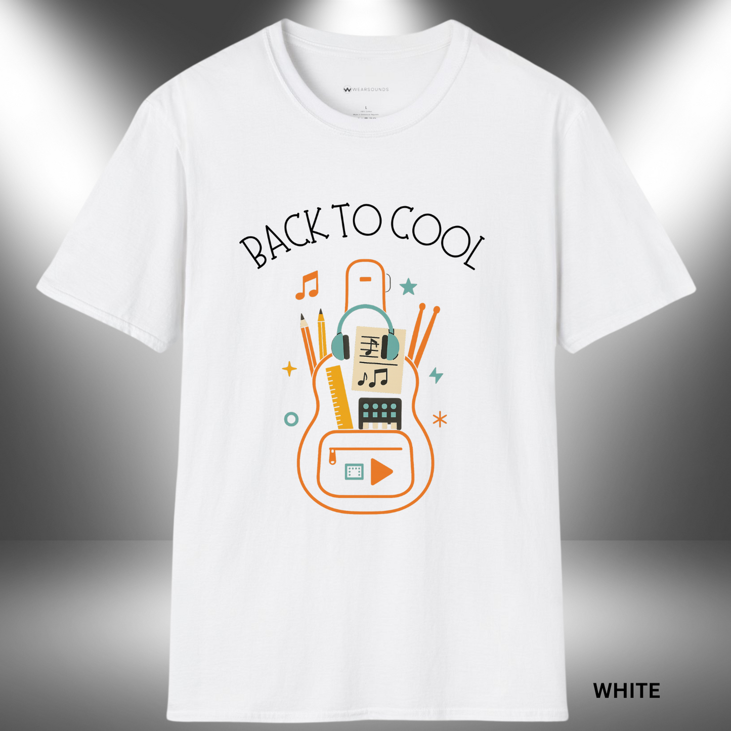BACK TO COOL | T-SHIRT - 5 colors - 9 sizes |🎸✏️ From the classroom to the stage—carry it all with Back to Cool!