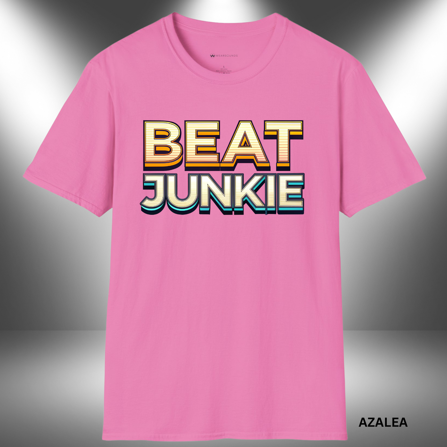 BEAT JUNKIE | T-SHIRT - 7 colors - 9 sizes | Great gift for Music producers, Drummers and beatmakers.