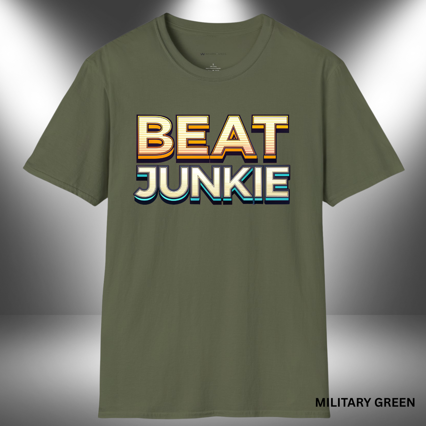 BEAT JUNKIE | T-SHIRT - 7 colors - 9 sizes | Great gift for Music producers, Drummers and beatmakers.