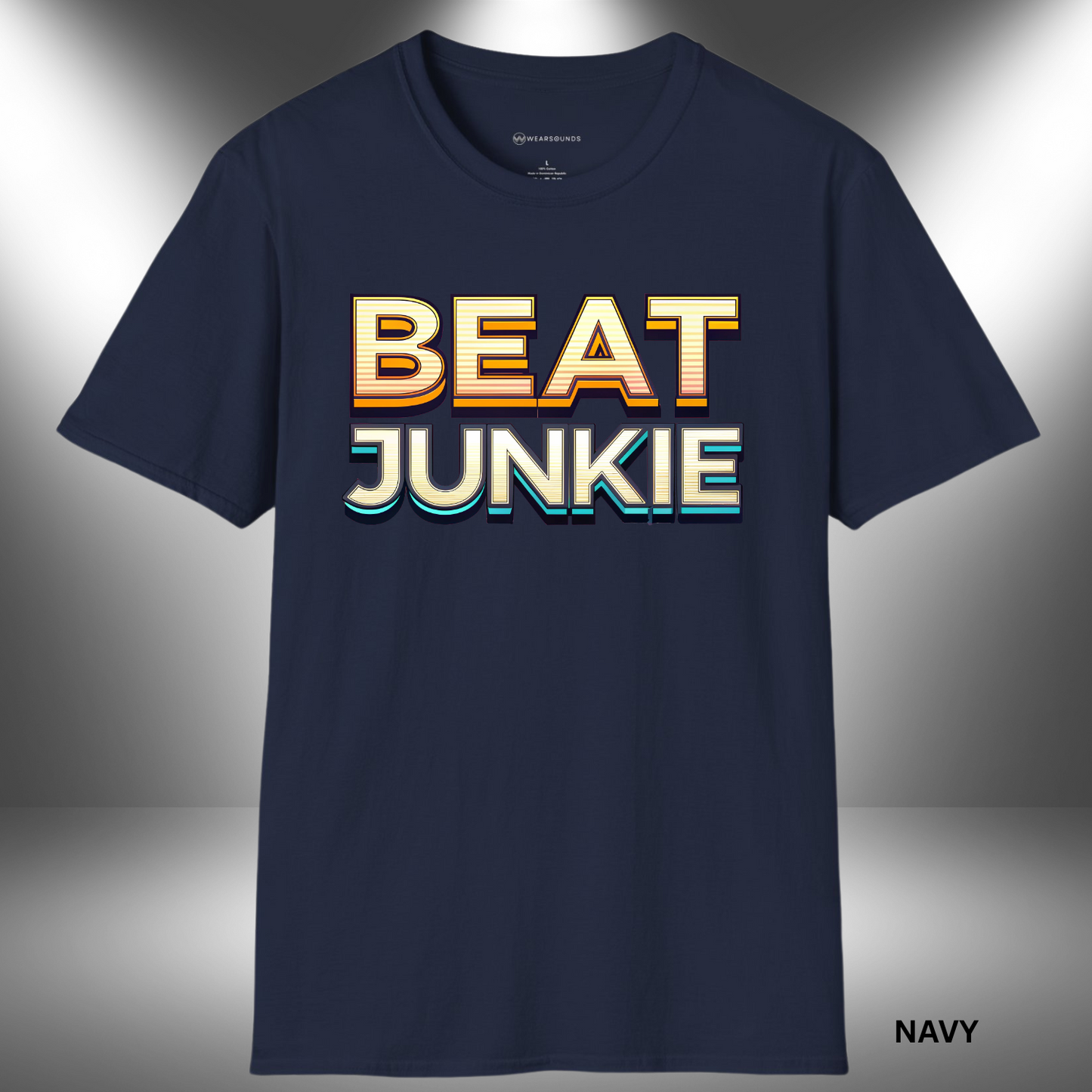 BEAT JUNKIE | T-SHIRT - 7 colors - 9 sizes | Great gift for Music producers, Drummers and beatmakers.