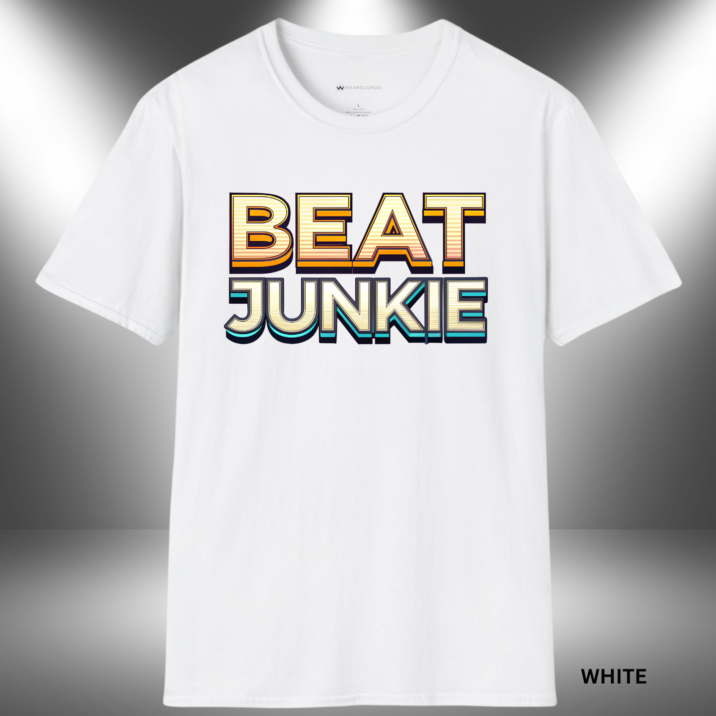 BEAT JUNKIE | T-SHIRT - 7 colors - 9 sizes | Great gift for Music producers, Drummers and beatmakers.