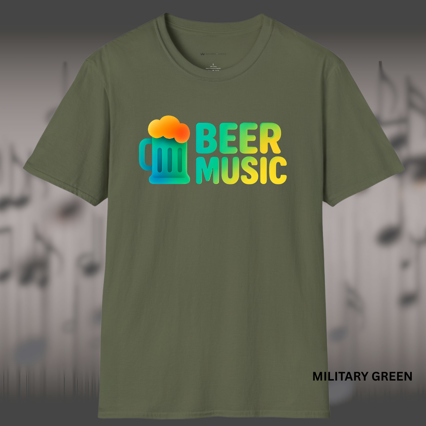 BEER MUSIC | Whether we're celebrating Octoberfest or just toasting a good time. | T-SHIRT - 5 colors - 9 sizes