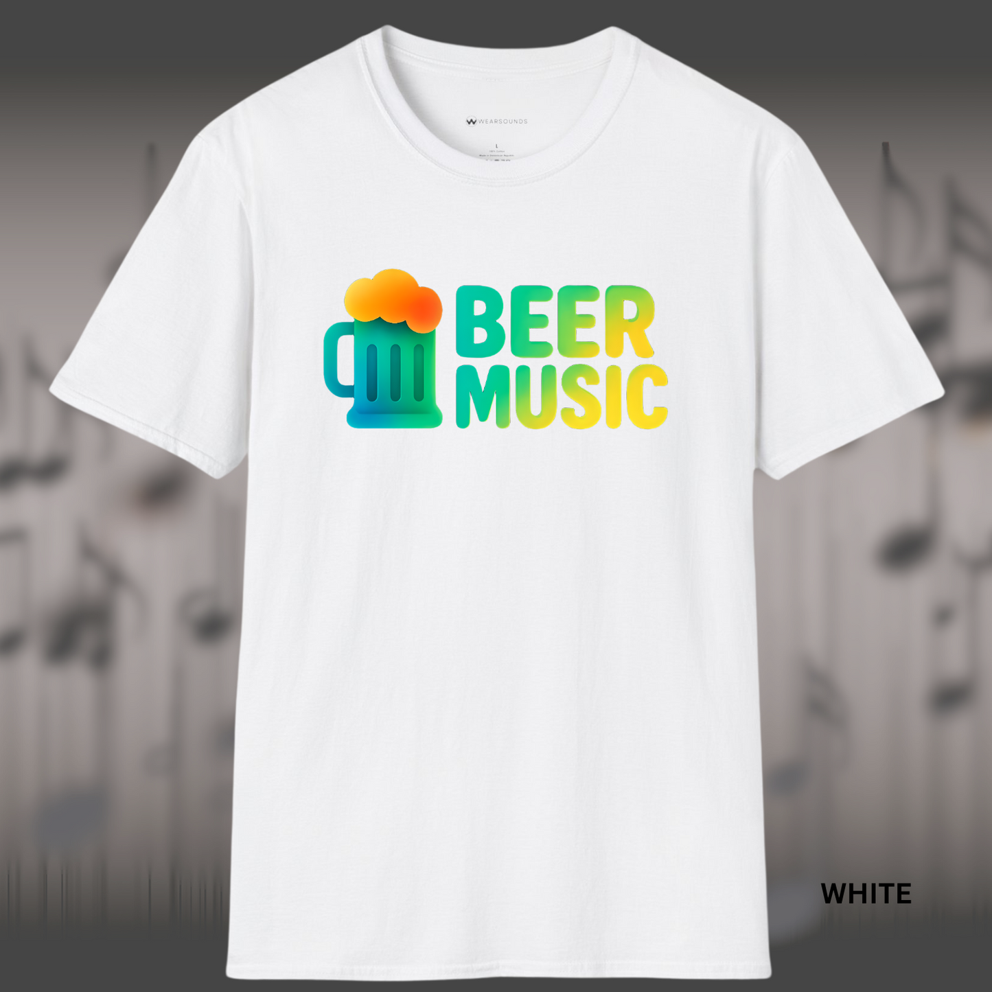 BEER MUSIC | Whether we're celebrating Octoberfest or just toasting a good time. | T-SHIRT - 5 colors - 9 sizes