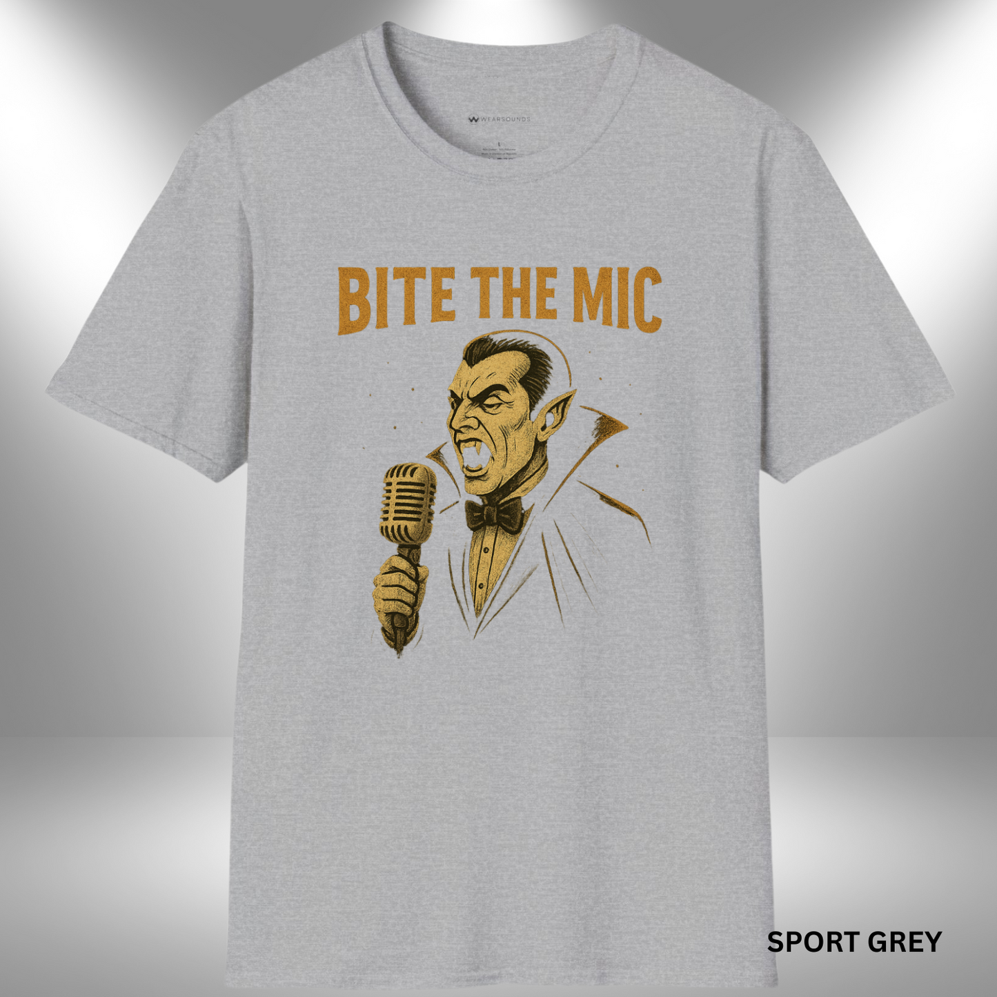 BITE THE MIC | T-SHIRT - 7 colors - 9 sizes | Grab your “Bite the Mic” tee now and let the night hear your scream!