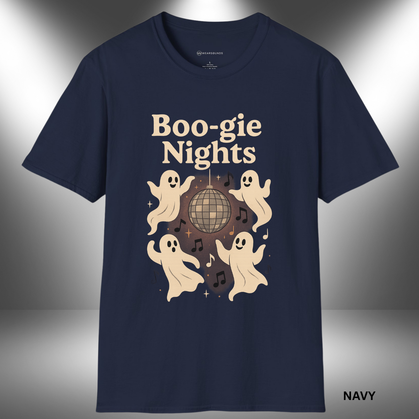 BOO-GIE NIGHTS - HAUNTED DISCO CREW | T-SHIRT - 3 colors - 9 sizes | π»β¨ Time to haunt the dance floor!