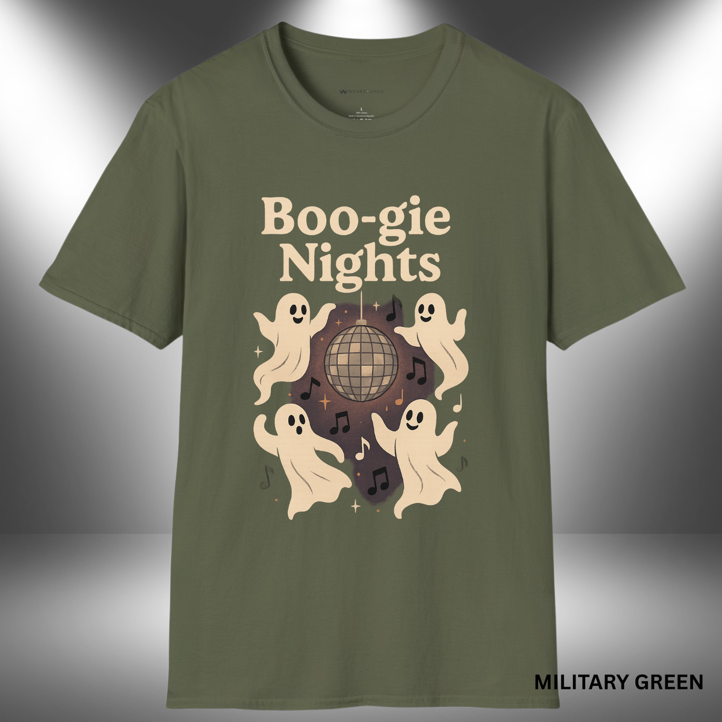 BOO-GIE NIGHTS - HAUNTED DISCO CREW | T-SHIRT - 3 colors - 9 sizes | π»β¨ Time to haunt the dance floor!
