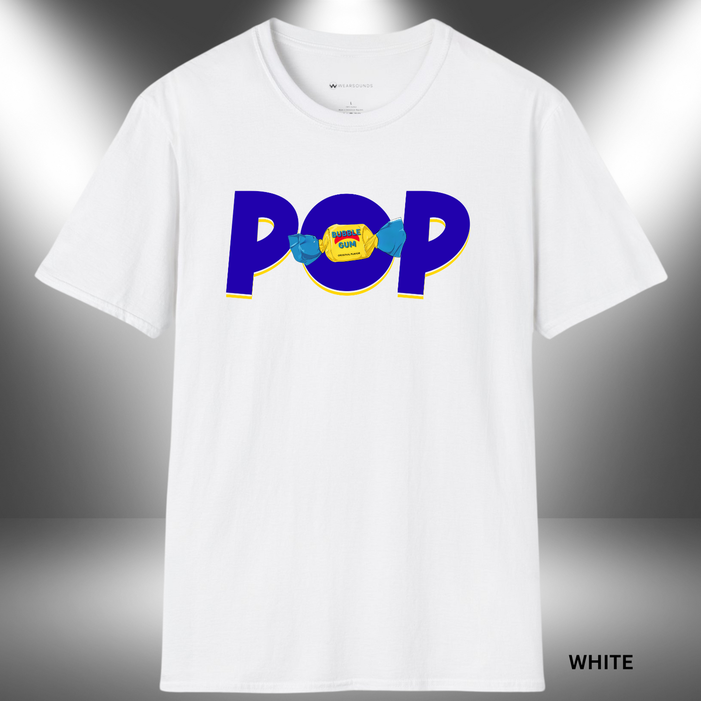 BUBBLE GUM POP | T-SHIRT - 7 colors - 9 sizes | Add a pop of personality to your style. Sweeten up your playlist—and your look.