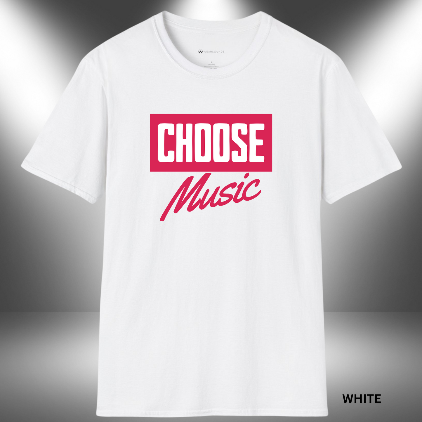 CHOOSE MUSIC | T-SHIRT - 7 colors - 9 sizes | Gifts for music lovers, Musicians, music teachers, producers, and DJs