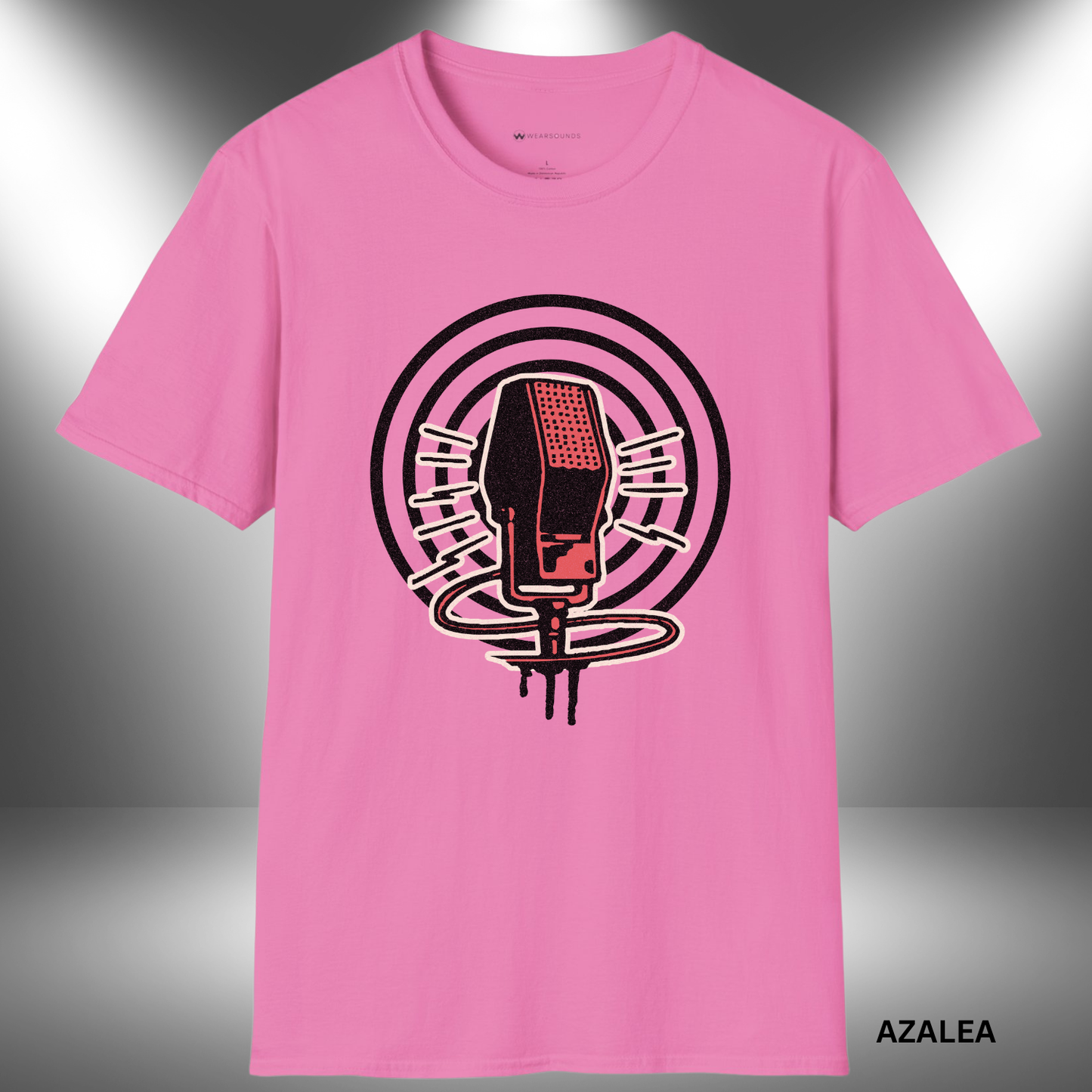 CLASSIC MIC | T-SHIRT - 6 colors - 9 sizes | Retro Microphone Graphic Tee for Music Lovers