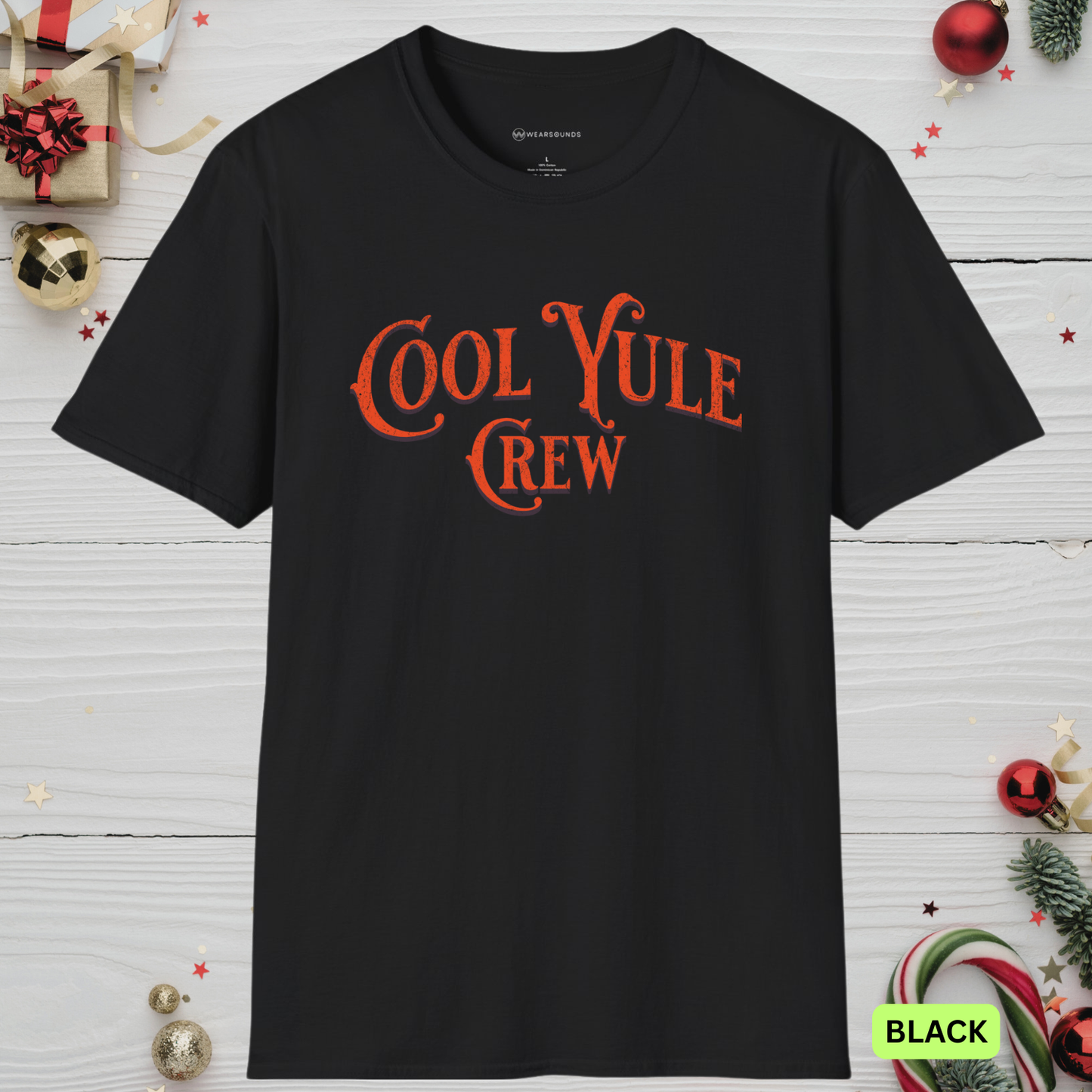 COOL YULE CREW | T-SHIRT - 8 colors - 9 sizes | π Great Gift Holiday performers and party hosts, Musicians and music teachers