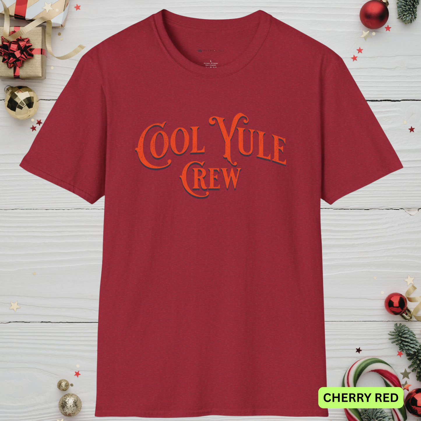 COOL YULE CREW | T-SHIRT - 8 colors - 9 sizes | π Great Gift Holiday performers and party hosts, Musicians and music teachers