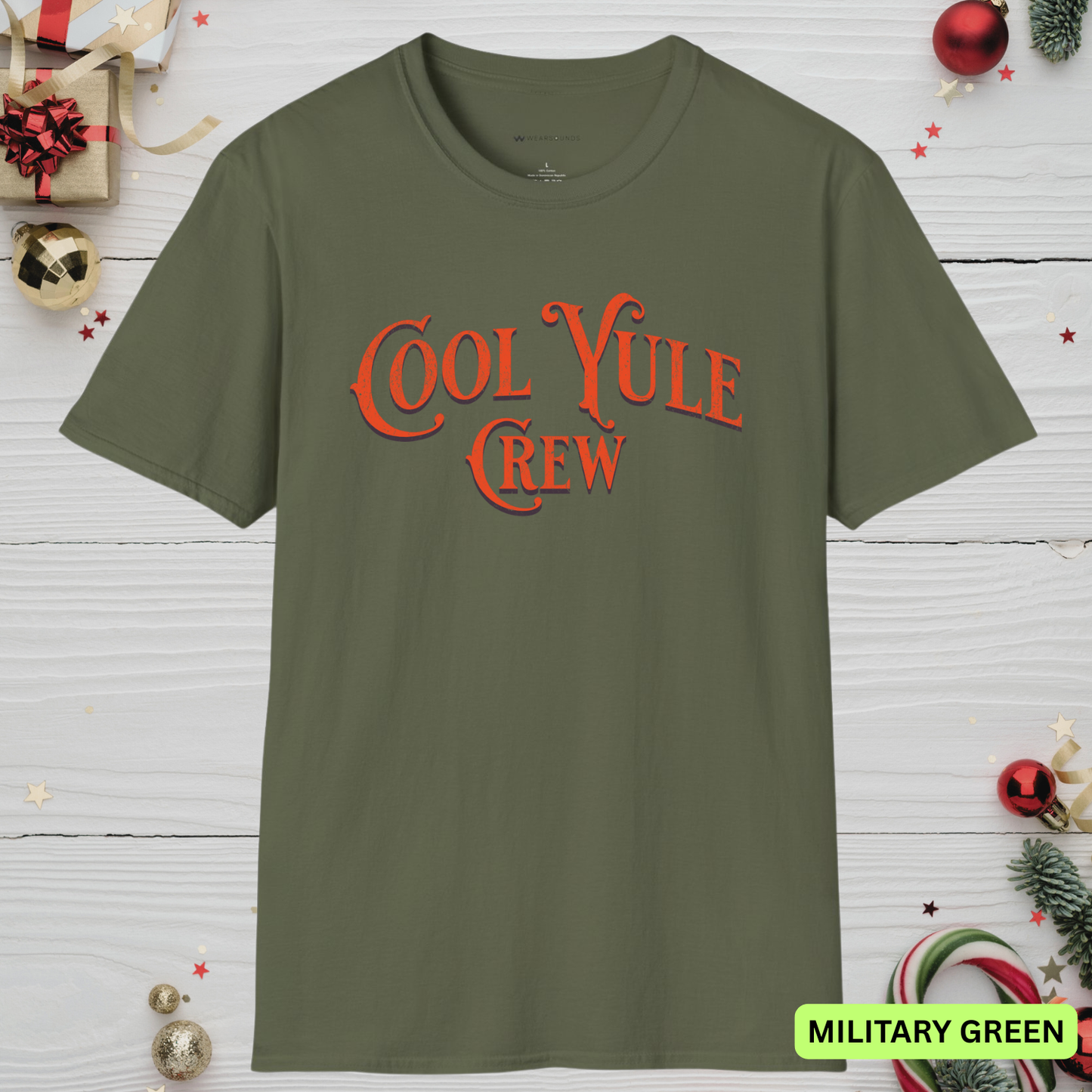 COOL YULE CREW | T-SHIRT - 8 colors - 9 sizes | π Great Gift Holiday performers and party hosts, Musicians and music teachers