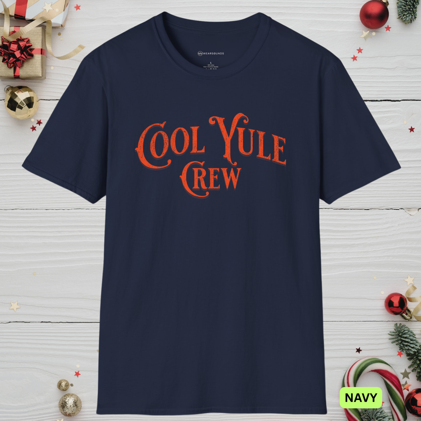 COOL YULE CREW | T-SHIRT - 8 colors - 9 sizes | π Great Gift Holiday performers and party hosts, Musicians and music teachers