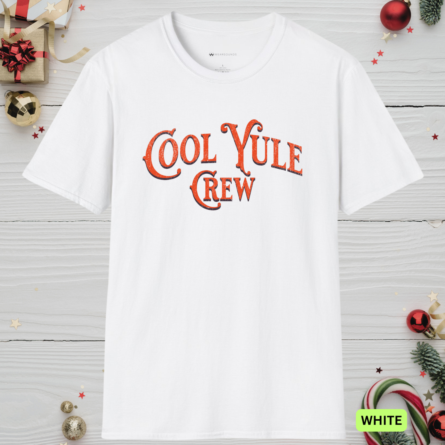 COOL YULE CREW | T-SHIRT - 8 colors - 9 sizes | π Great Gift Holiday performers and party hosts, Musicians and music teachers
