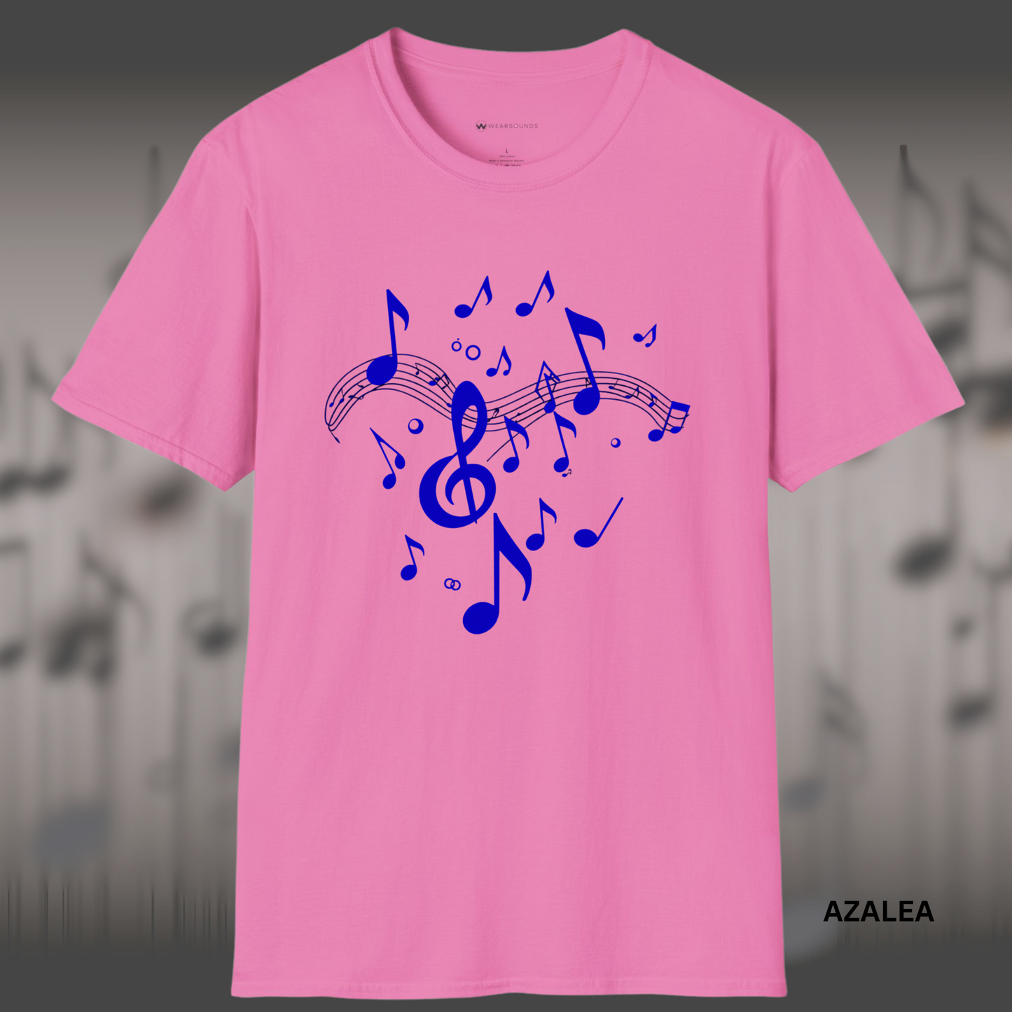 DANCING NOTES ON STAFF | T-SHIRT - 7 colors - 9 sizes