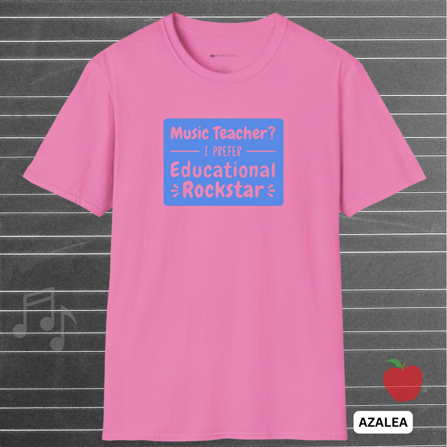 EDUCATIONAL ROCKSTAR - Blue | T-SHIRT - 6 colors - 9 sizes | Celebrate the rockstars of education—grab one for your favorite music teacher or treat yourself!