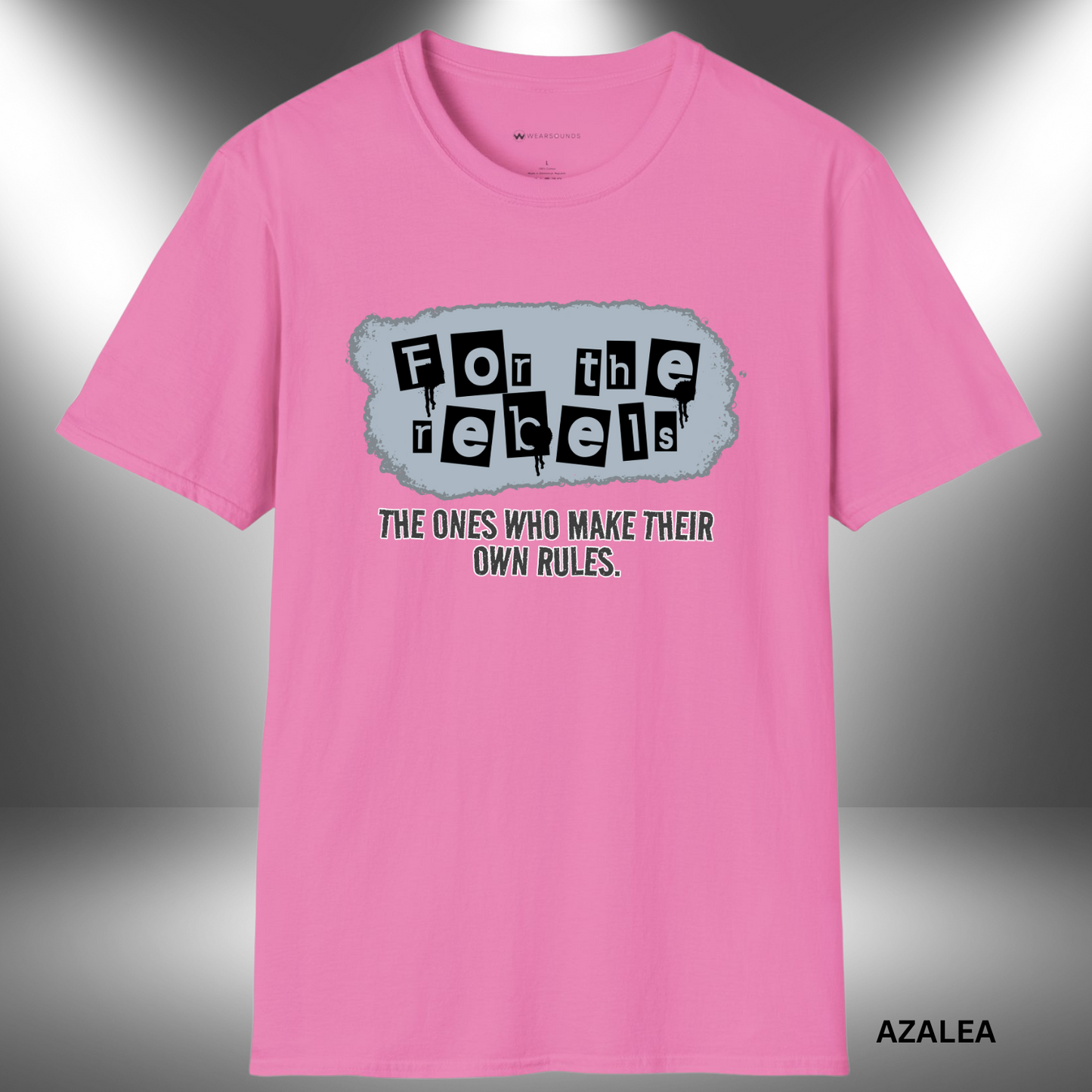 FOR THE REBELS | T-SHIRT - 7 colors - 9 sizes | Break the mold. Burn the script. Grab your rebel tee now at wearsounds.com and wear your sound your way.