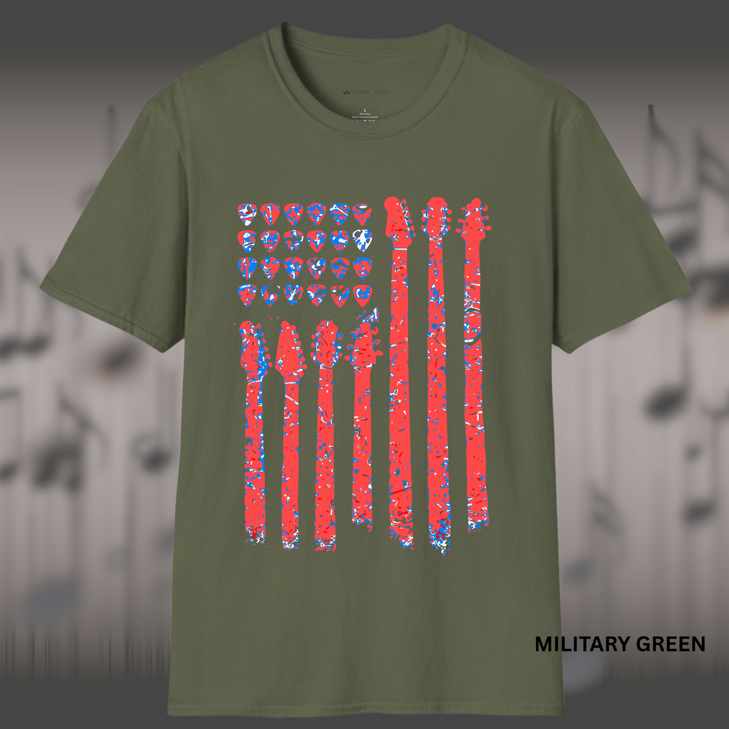 GTR AMERICAN FLAG - Red White Blue | T-SHIRT - 7 colors - 9 sizes