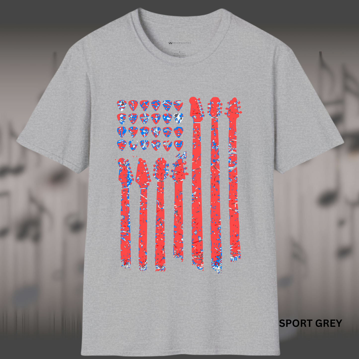 GTR AMERICAN FLAG - Red White Blue | T-SHIRT - 7 colors - 9 sizes
