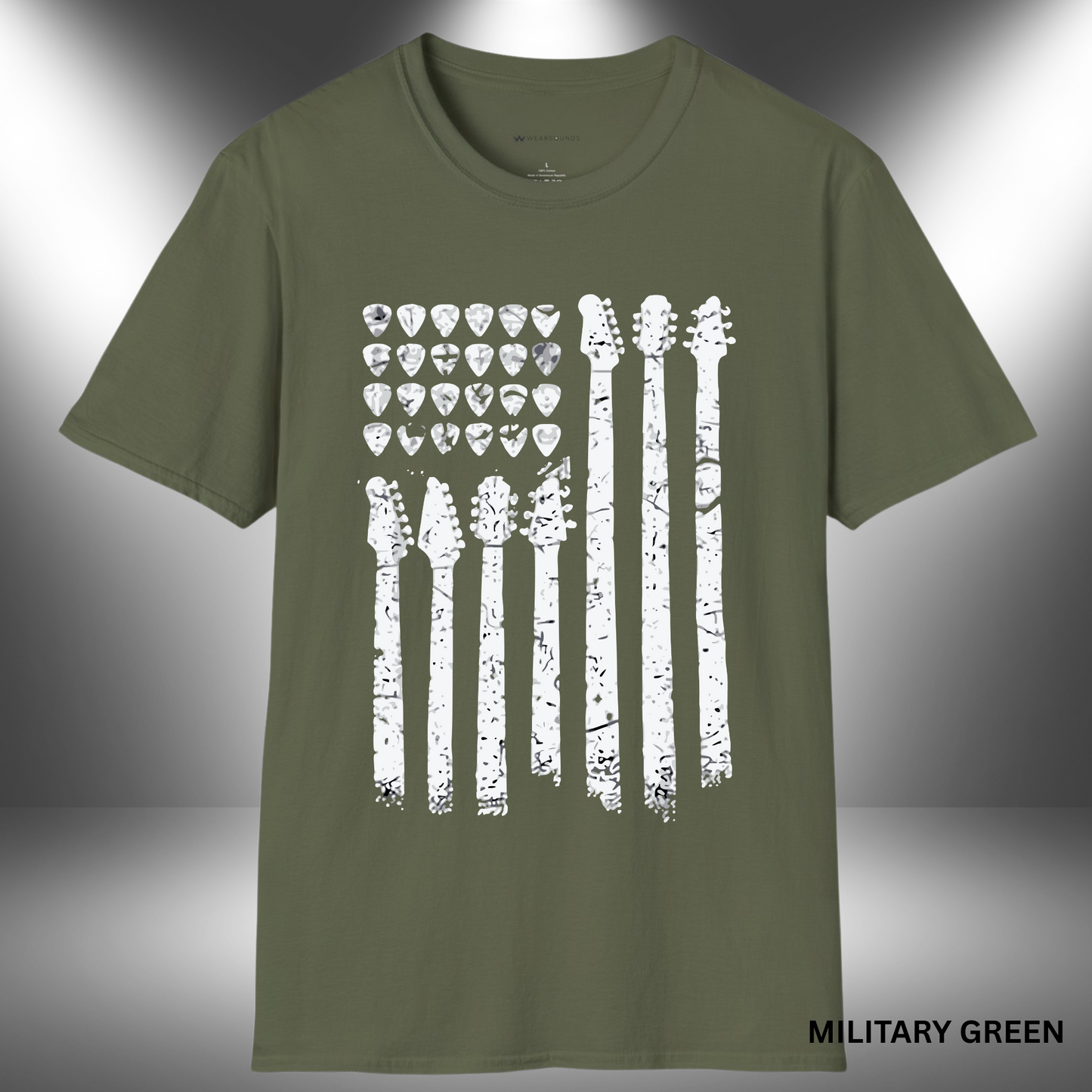 GTR AMERICAN FLAG - White | T-SHIRT - Limited Colors - 9 Sizes