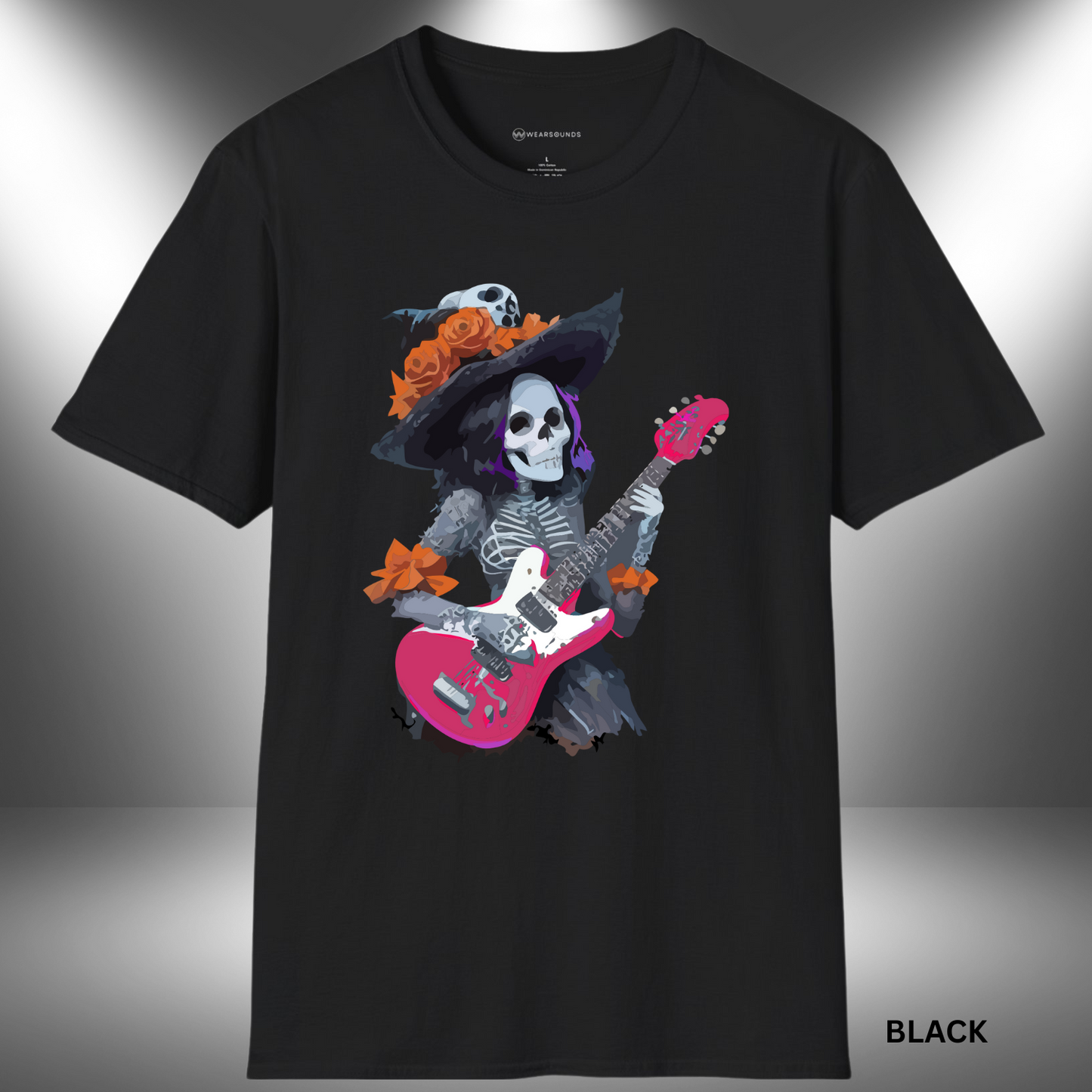 Guitar Ghoul Queen | T-SHIRT - 3 colors - 9 sizes | Great gift if she’s spooky, if she’s loud, if she shreds.