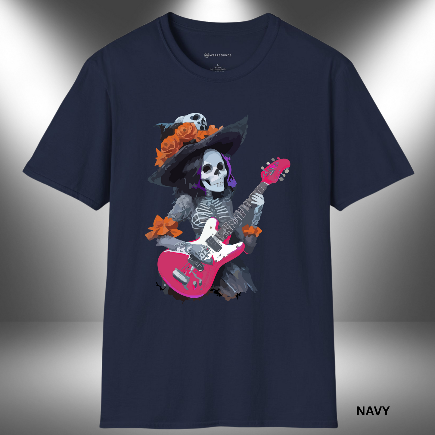 Guitar Ghoul Queen | T-SHIRT - 3 colors - 9 sizes | Great gift if she’s spooky, if she’s loud, if she shreds.