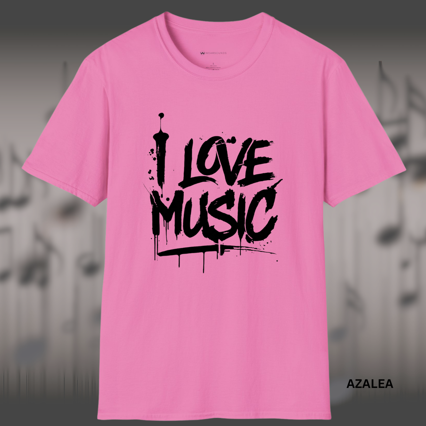 I LOVE MUSIC | T-SHIRT - 5 colors - 9 sizes | π Great for: Everyone who loves music! It's that simple.