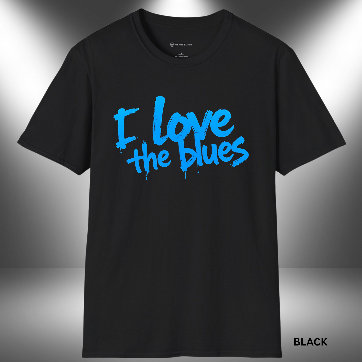 I LOVE THE BLUES | T-SHIRT - 7 colors - 9 sizes