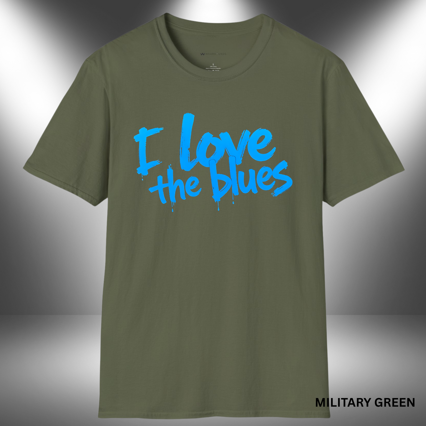 I LOVE THE BLUES | T-SHIRT - 7 colors - 9 sizes