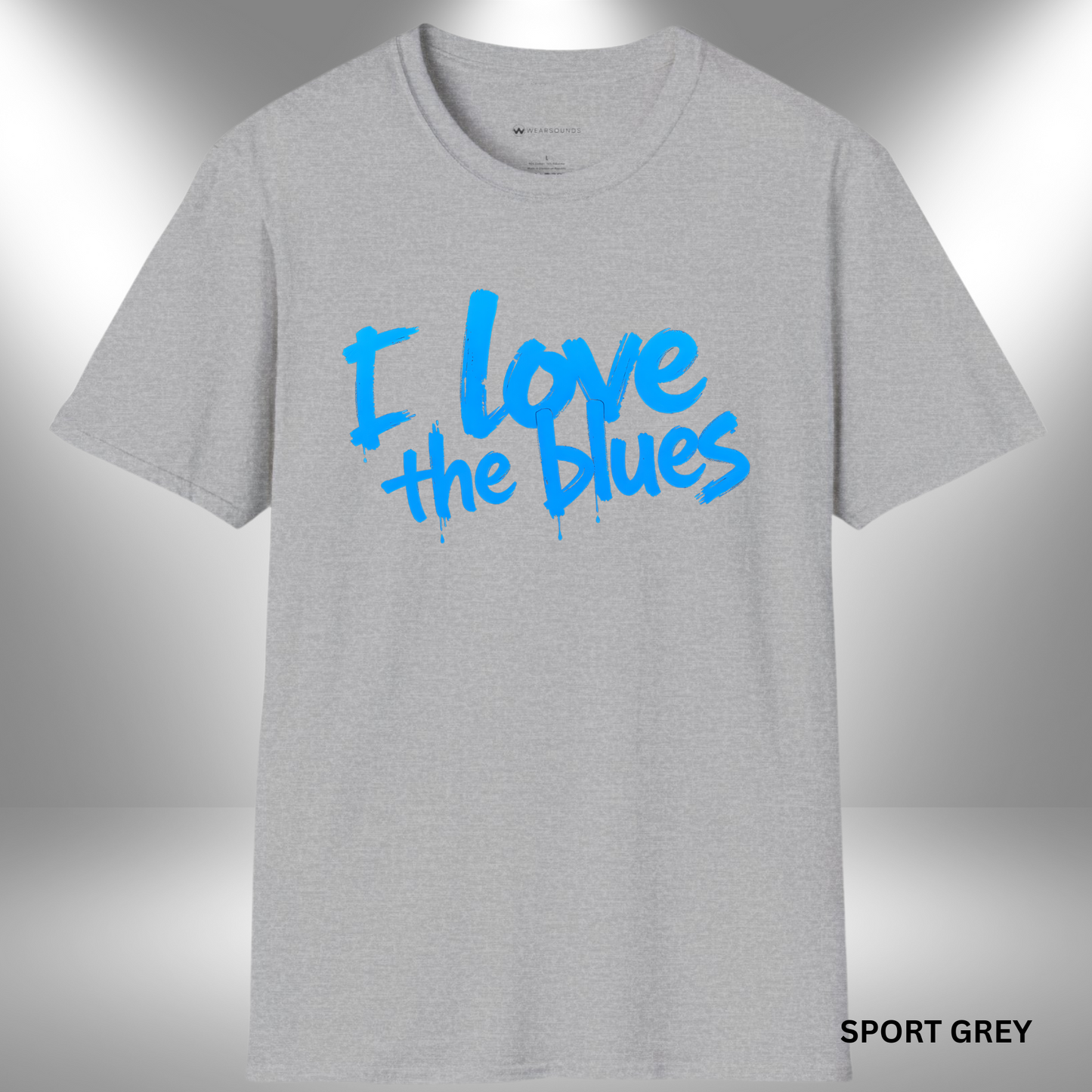 I LOVE THE BLUES | T-SHIRT - 7 colors - 9 sizes