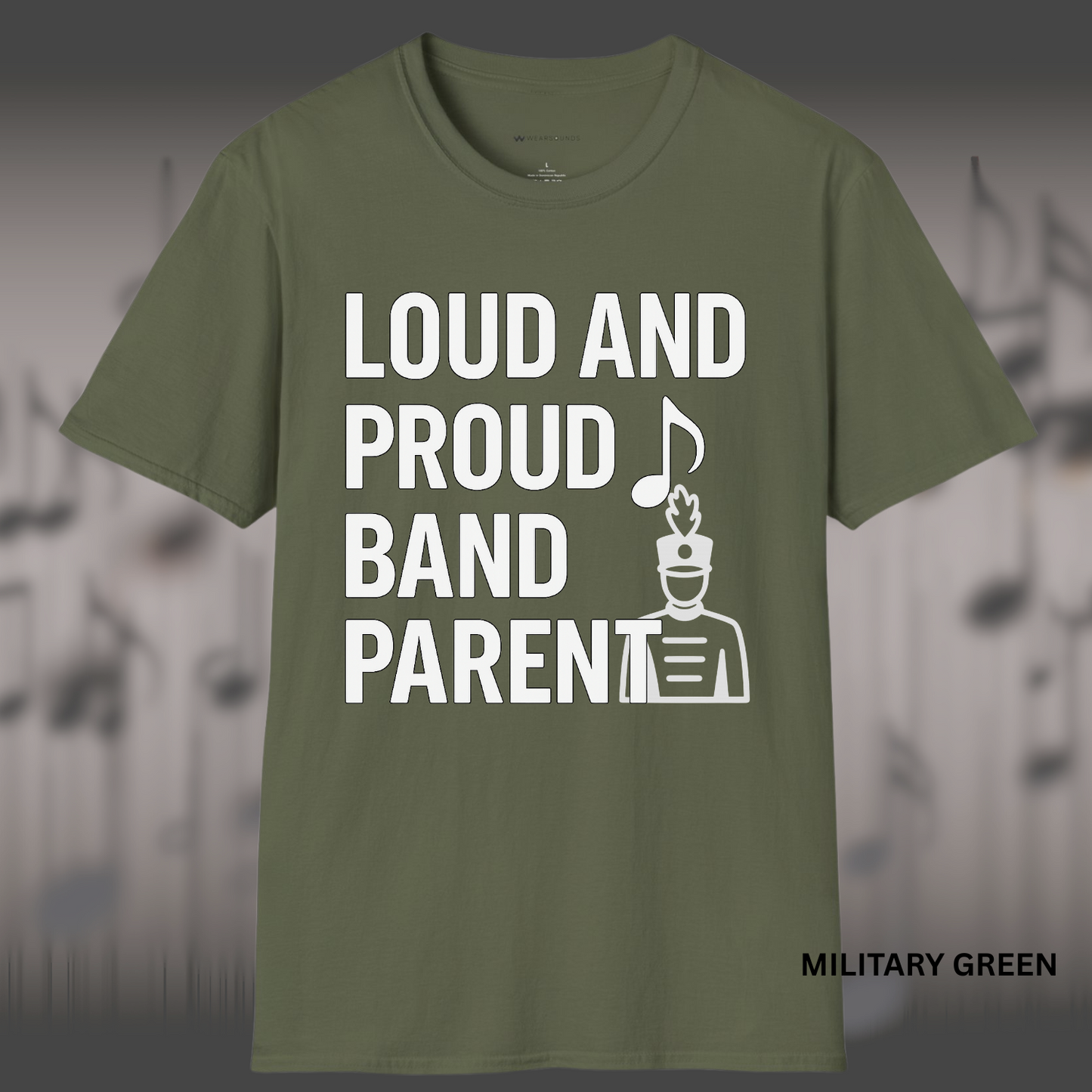 LOUD AND PROUD BAND PARENT | T-SHIRT - 7 colors - 9 sizes