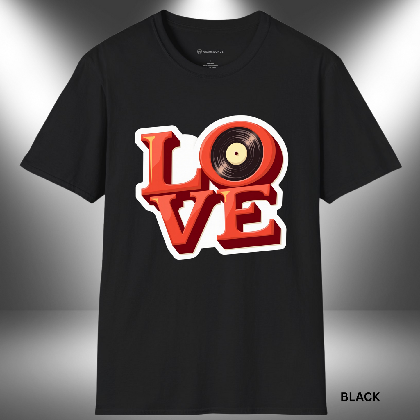 L O V E - (VINYL) | T-SHIRT - 7 colors - 9 sizes