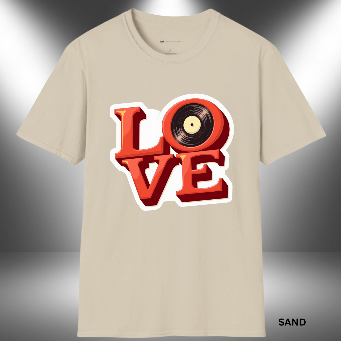 L O V E - (VINYL) | T-SHIRT - 7 colors - 9 sizes