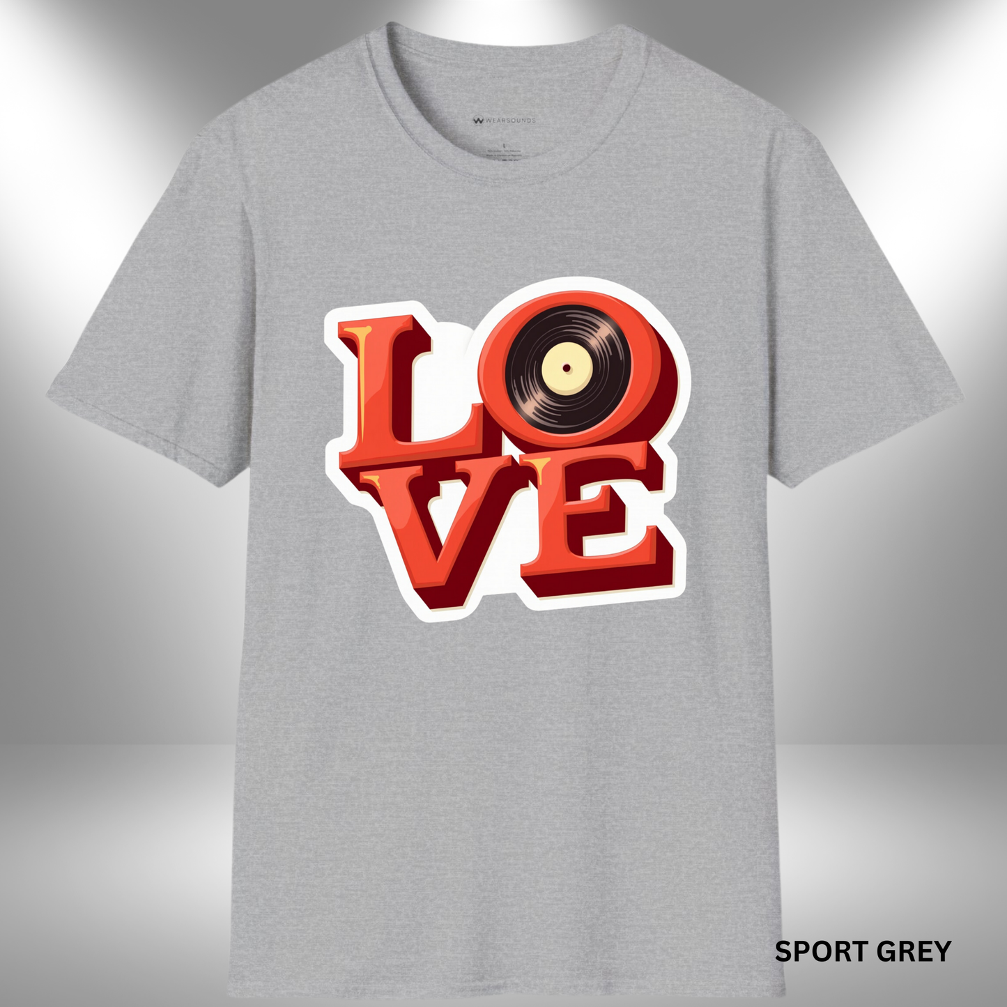 L O V E - (VINYL) | T-SHIRT - 7 colors - 9 sizes