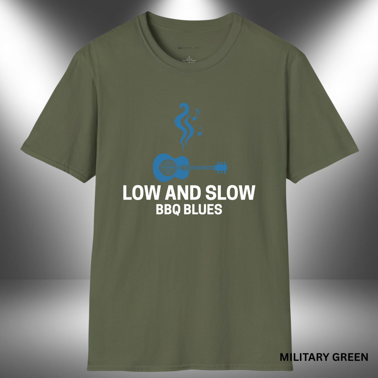 LOW AND SLOW BBQ BLUES | T-SHIRT - 7 colors - 9 sizes