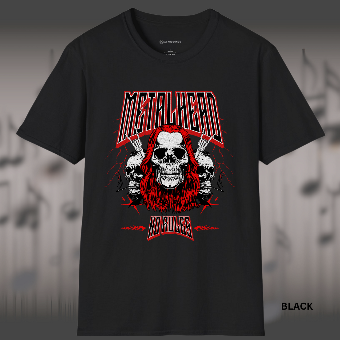 METALHEAD - NO RULES | T-SHIRT - 7 colors - 9 sizes