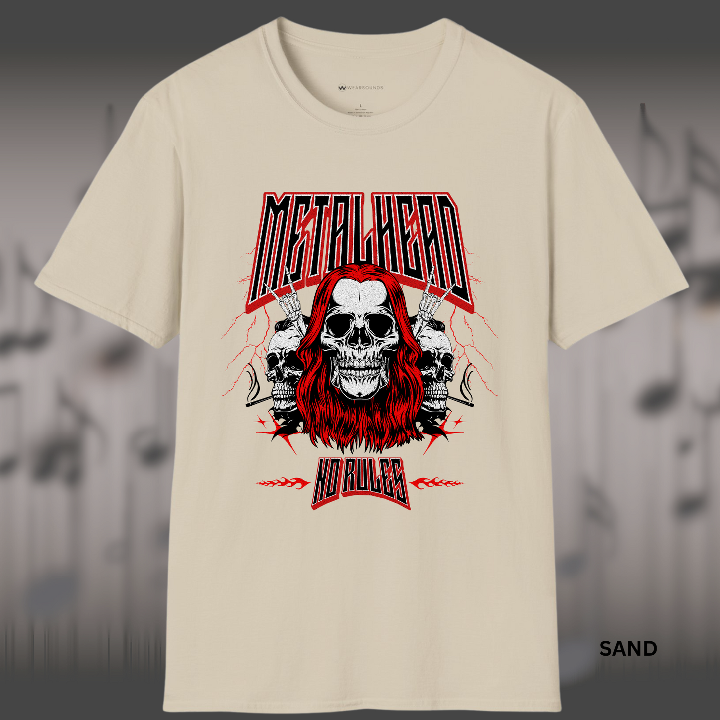 METALHEAD - NO RULES | T-SHIRT - 7 colors - 9 sizes