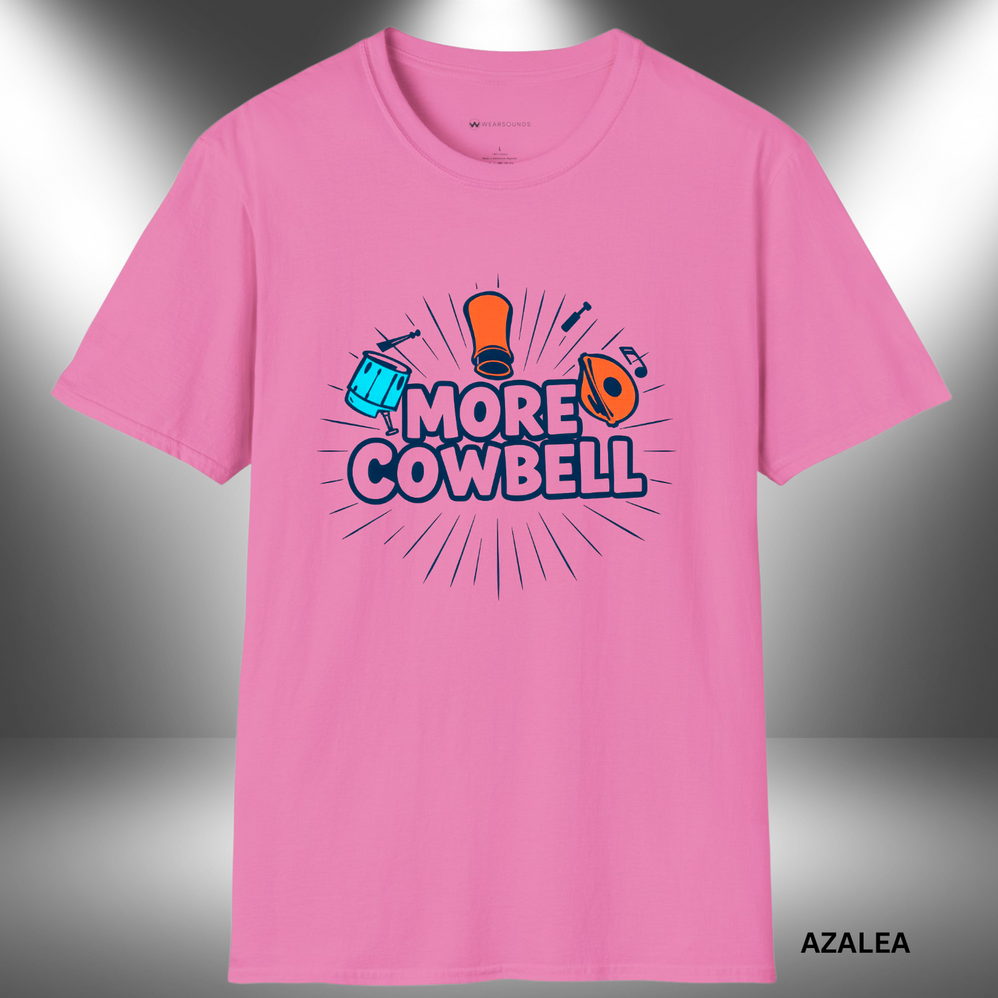 MORE COWBELL | T-SHIRT - 5 colors - 9 sizes | 🥁 Got a fever? And the only prescription... is More Cowbell.
