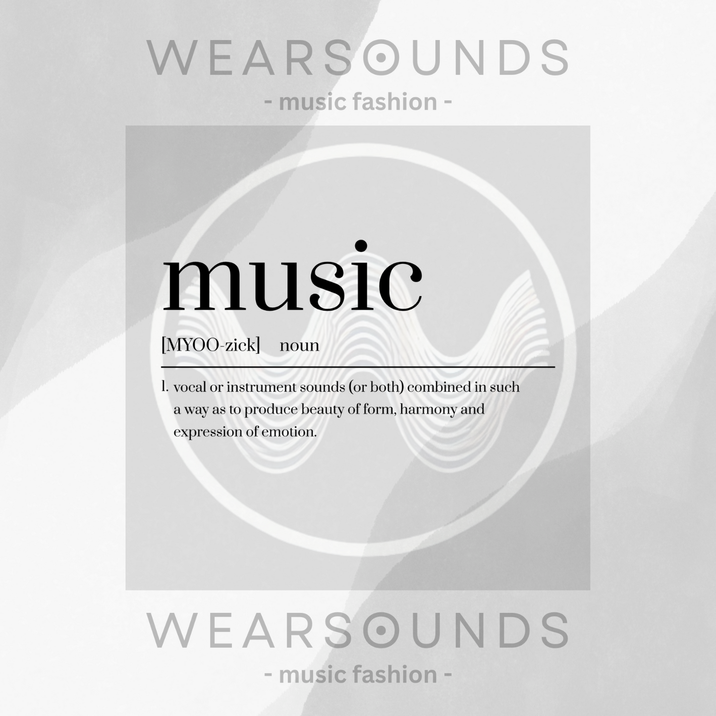 MUSIC DEFINED | T-SHIRT - 7 colors - 9 sizes |Wear the definition of your passion — perfect for music lovers who know it's more than sound.