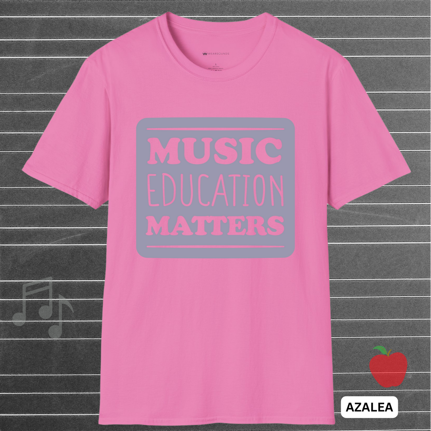 MUSIC EDUCATION MATTERS - Grey | T-SHIRT - 7 colors - 9 sizes | Support the soundtrack of our schools—wear your passion for music education with pride.