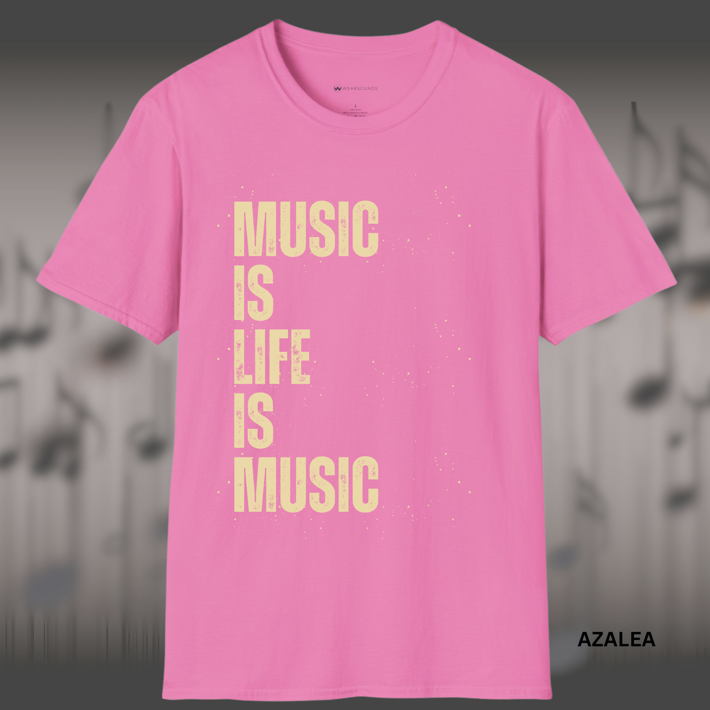 MUSIC IS LIFE IS MUSIC | T-SHIRT - Limited Colors - 9 Sizes