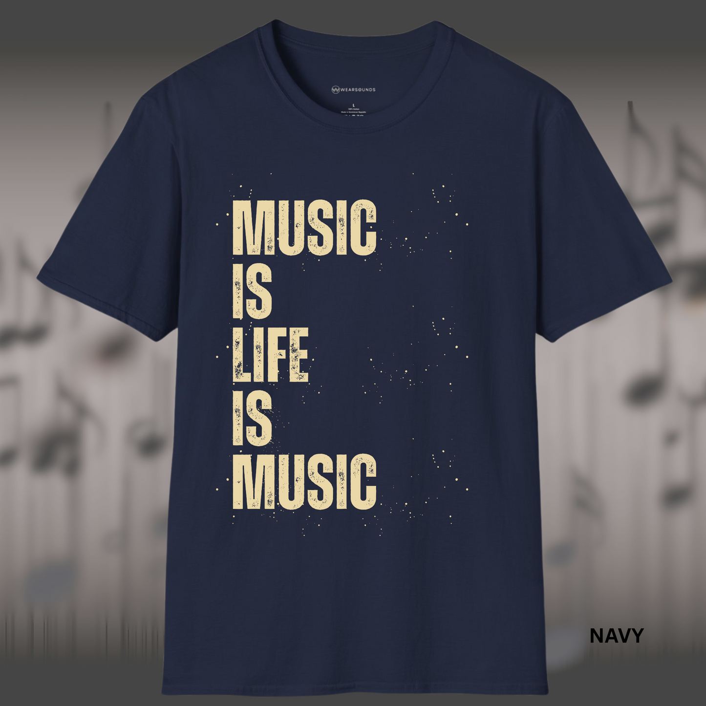 MUSIC IS LIFE IS MUSIC | T-SHIRT - Limited Colors - 9 Sizes