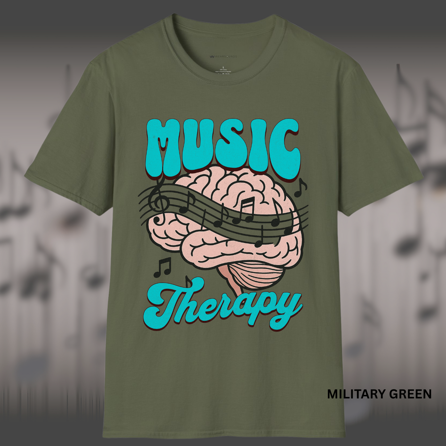 MUSIC THERAPY | T-SHIRT - 5 colors - 9 sizes