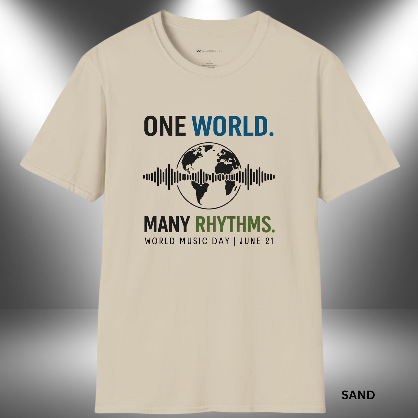 WORLD MUSIC DAY | T-SHIRT - 4 colors - 9 sizes | Global Music Unity Shirt for World Music Lovers