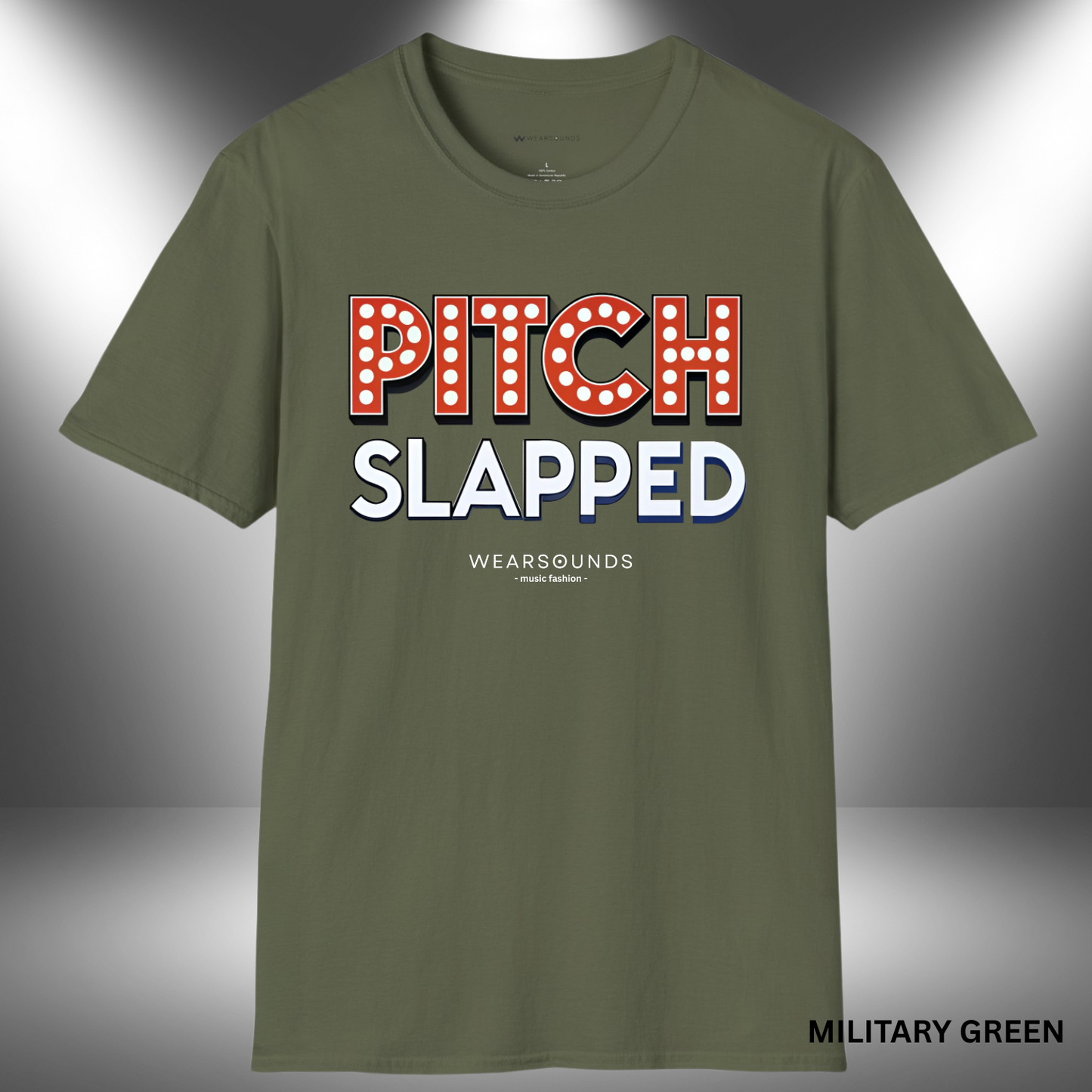PITCH SLAPPED | T-SHIRT - 7 colors - 9 sizes | Ready to turn heads and raise eyebrows? Add this showstopper to your collection and let your voice — and your wit — shine.