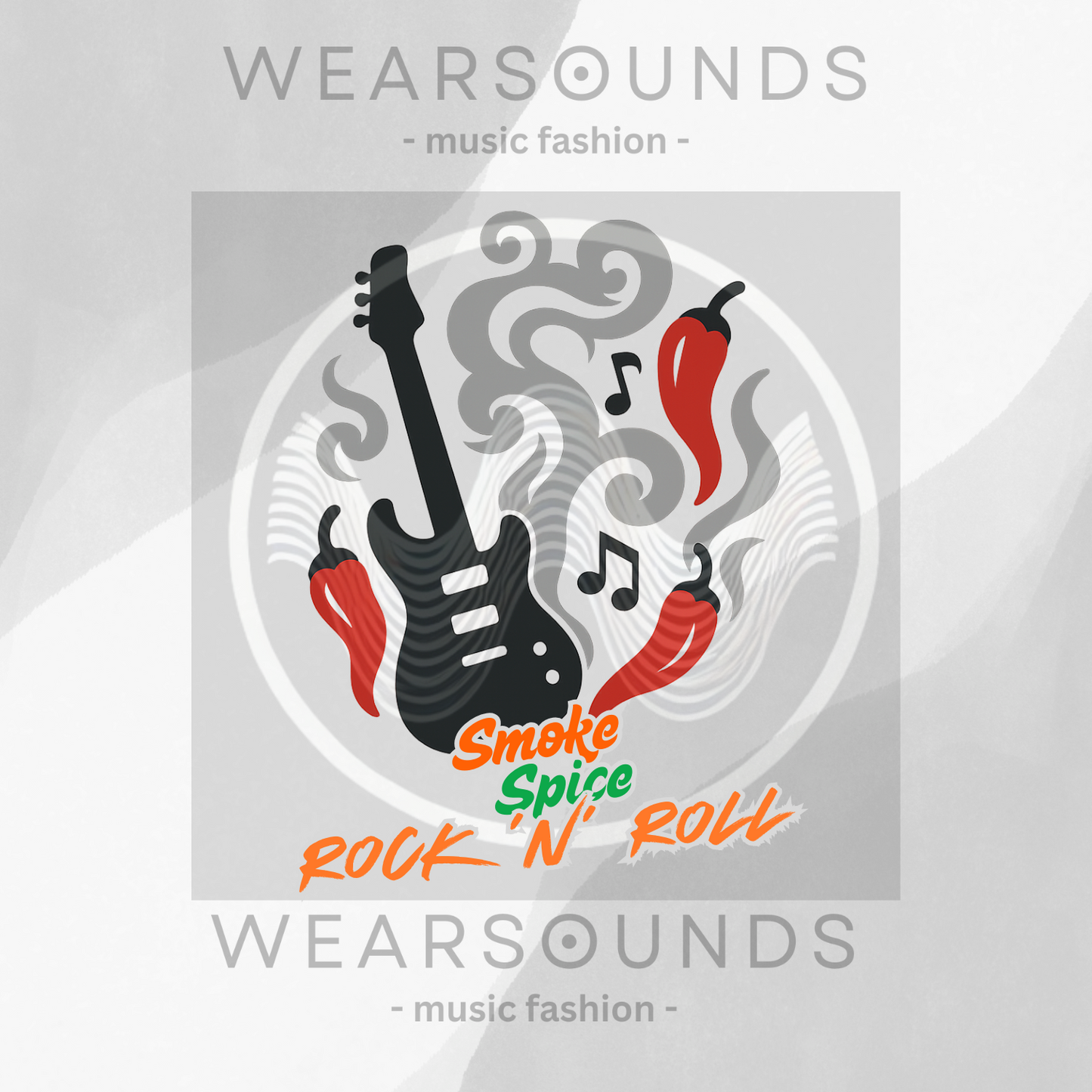 SMOKE, SPICE, ROCK 'N' ROLL | T-SHIRT - 7 colors - 9 sizes | 🔥 For those who like their licks hot and their riffs hotter.