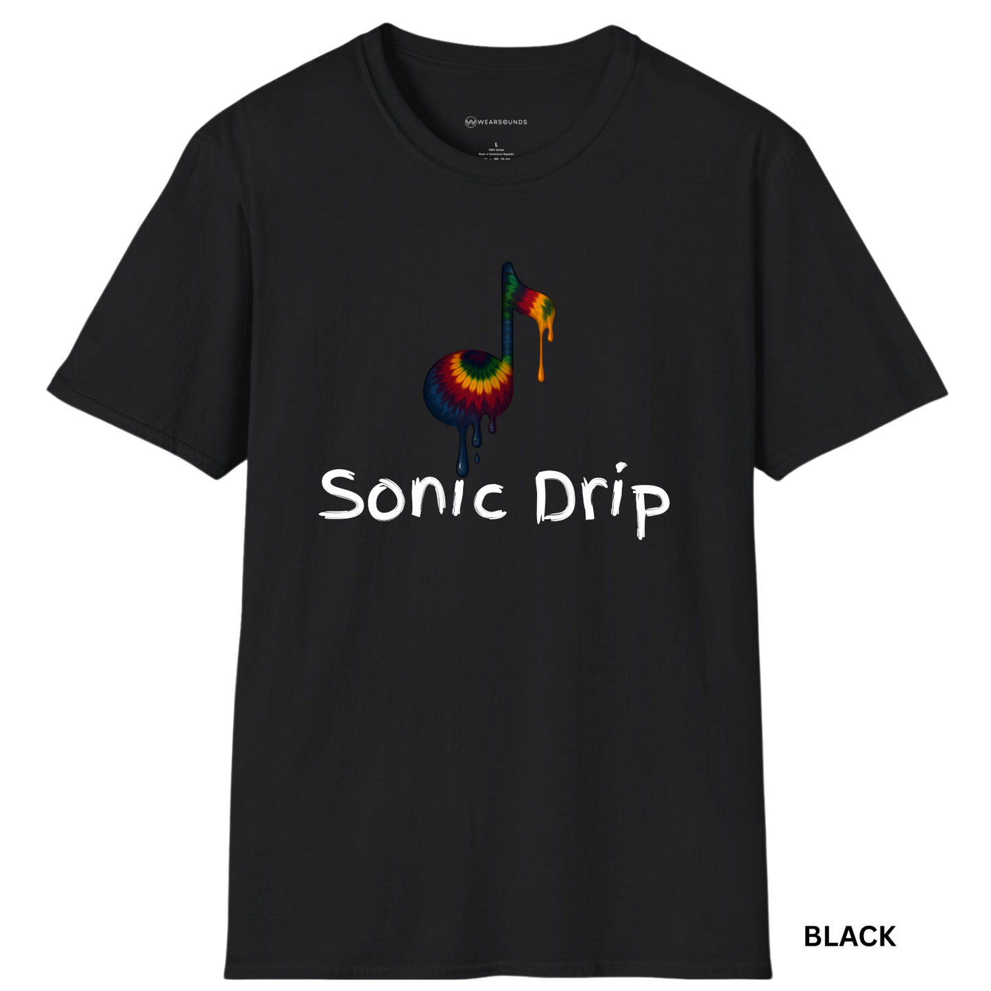 SONIC DRIP | T-SHIRT - 7 colors - 9 sizes |Make your vibe visible. Grab your Sonic Drip tee and wear your rhythm in full color.