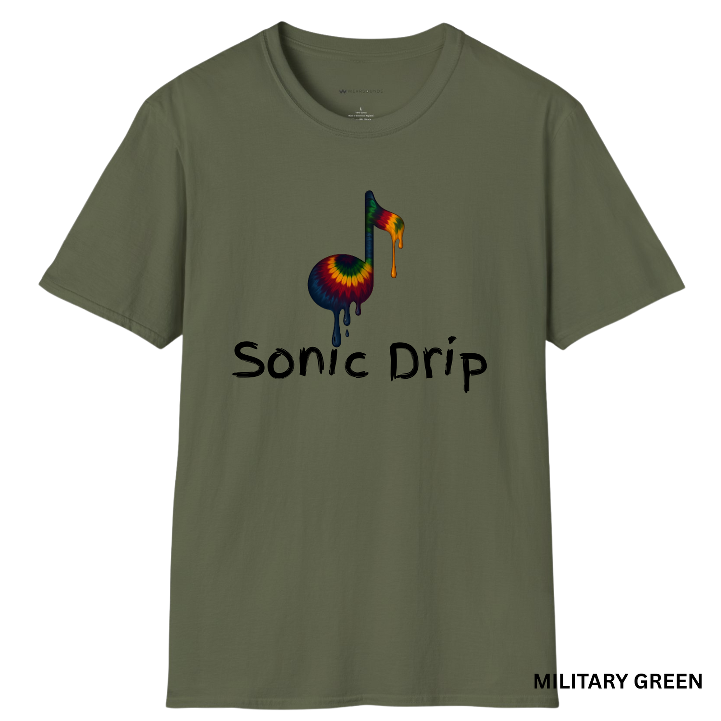 SONIC DRIP | T-SHIRT - 7 colors - 9 sizes |Make your vibe visible. Grab your Sonic Drip tee and wear your rhythm in full color.
