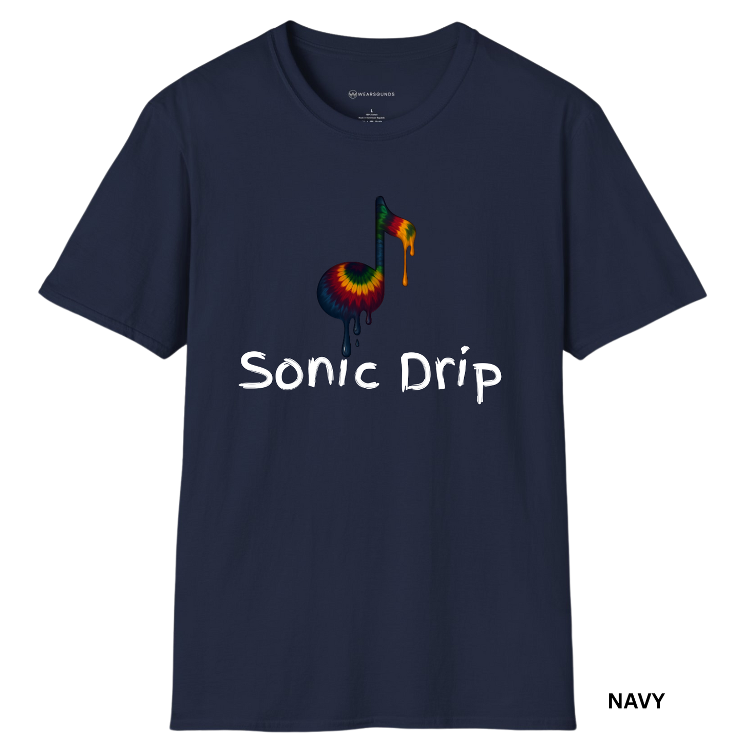 SONIC DRIP | T-SHIRT - 7 colors - 9 sizes |Make your vibe visible. Grab your Sonic Drip tee and wear your rhythm in full color.